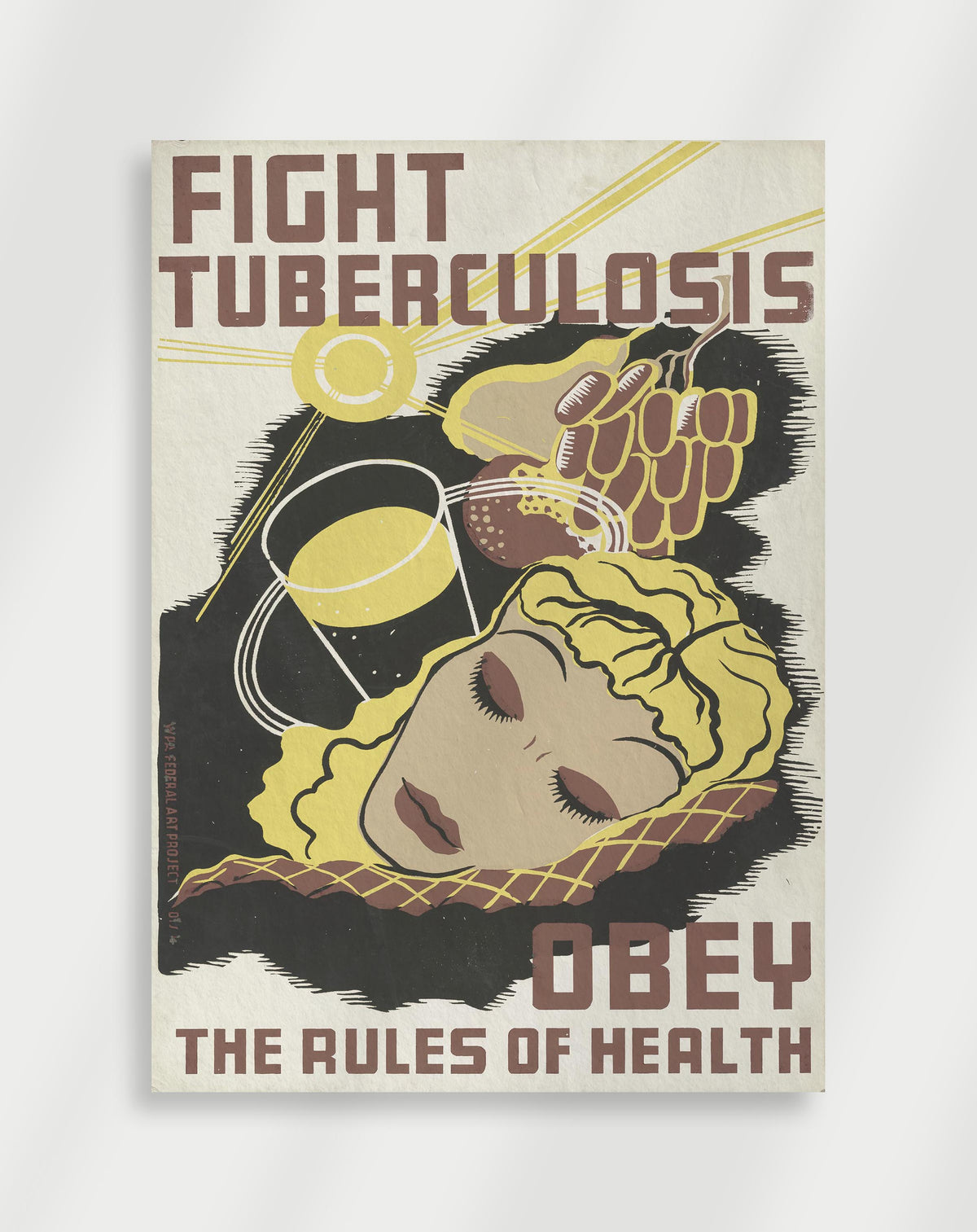 Vintage-Gesundheitsposter