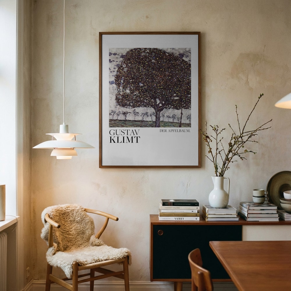 Poster „Gustav Klimt Der Apfelbaum (1916)“