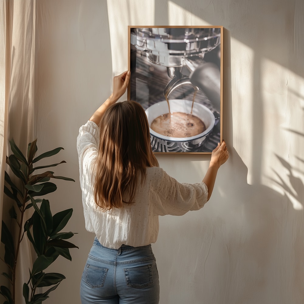 Fresh Espresso Pour Poster