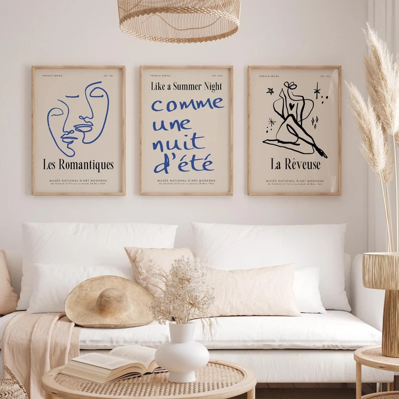 French art poster