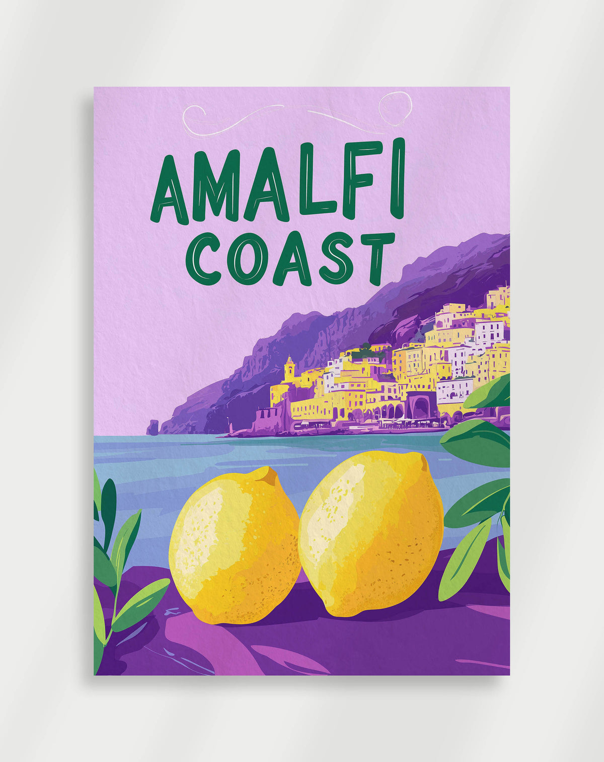 Amalfi-Küsten-Poster