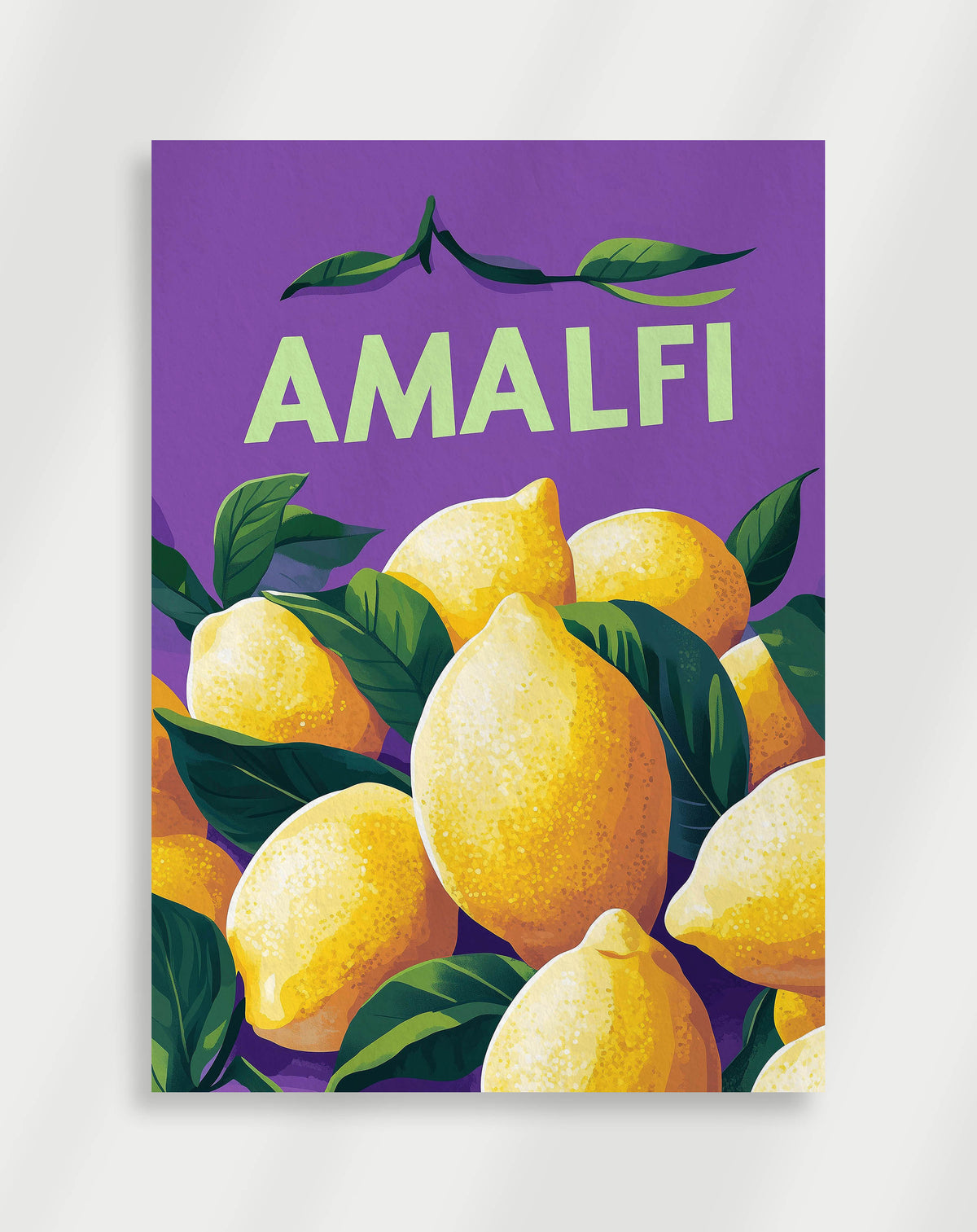Amalfi-Zitronen-Poster