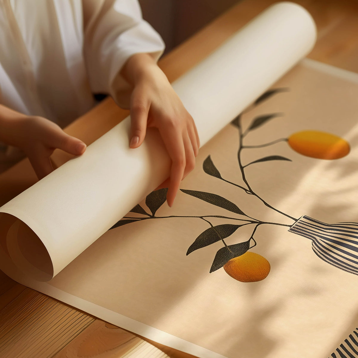 Trendy Lemon Poster