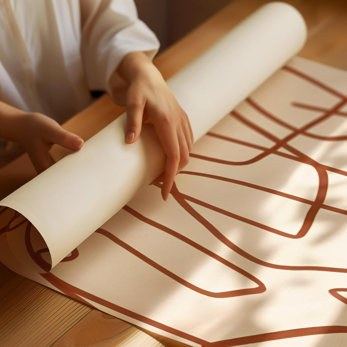 Boho terracotta Poster