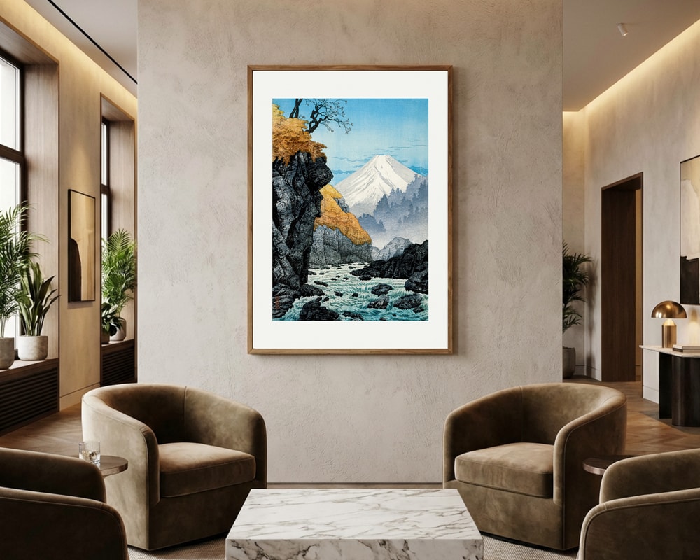 Am Fuß des Berges Ashitaka Poster