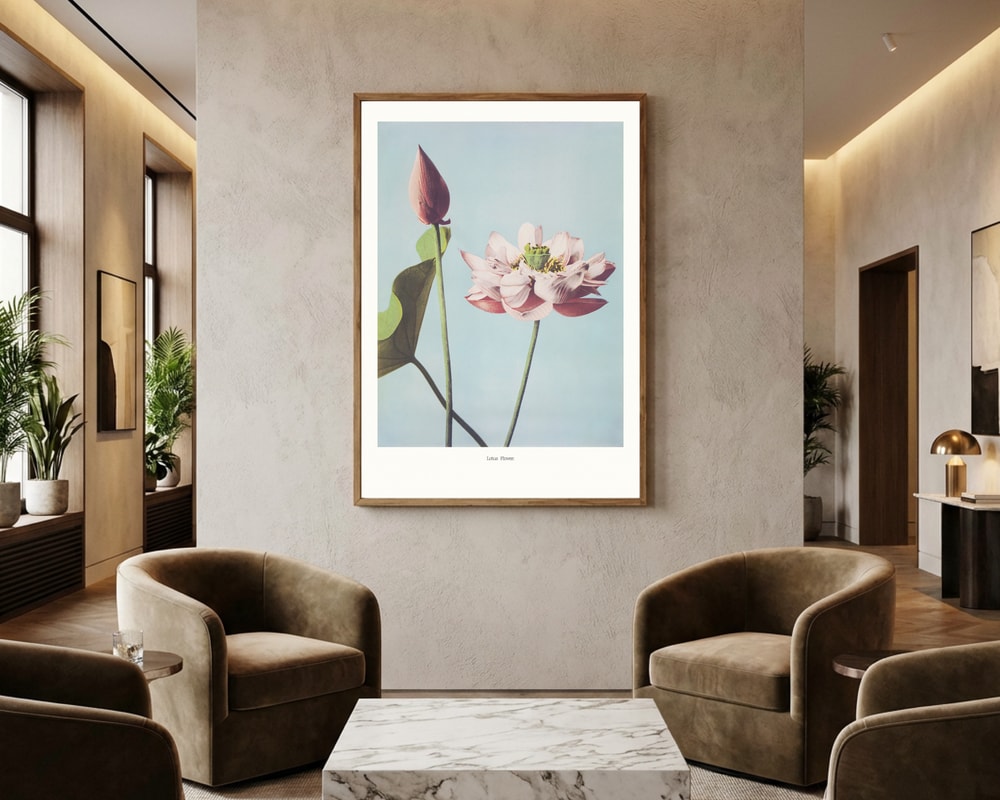 Lotusblumen Poster