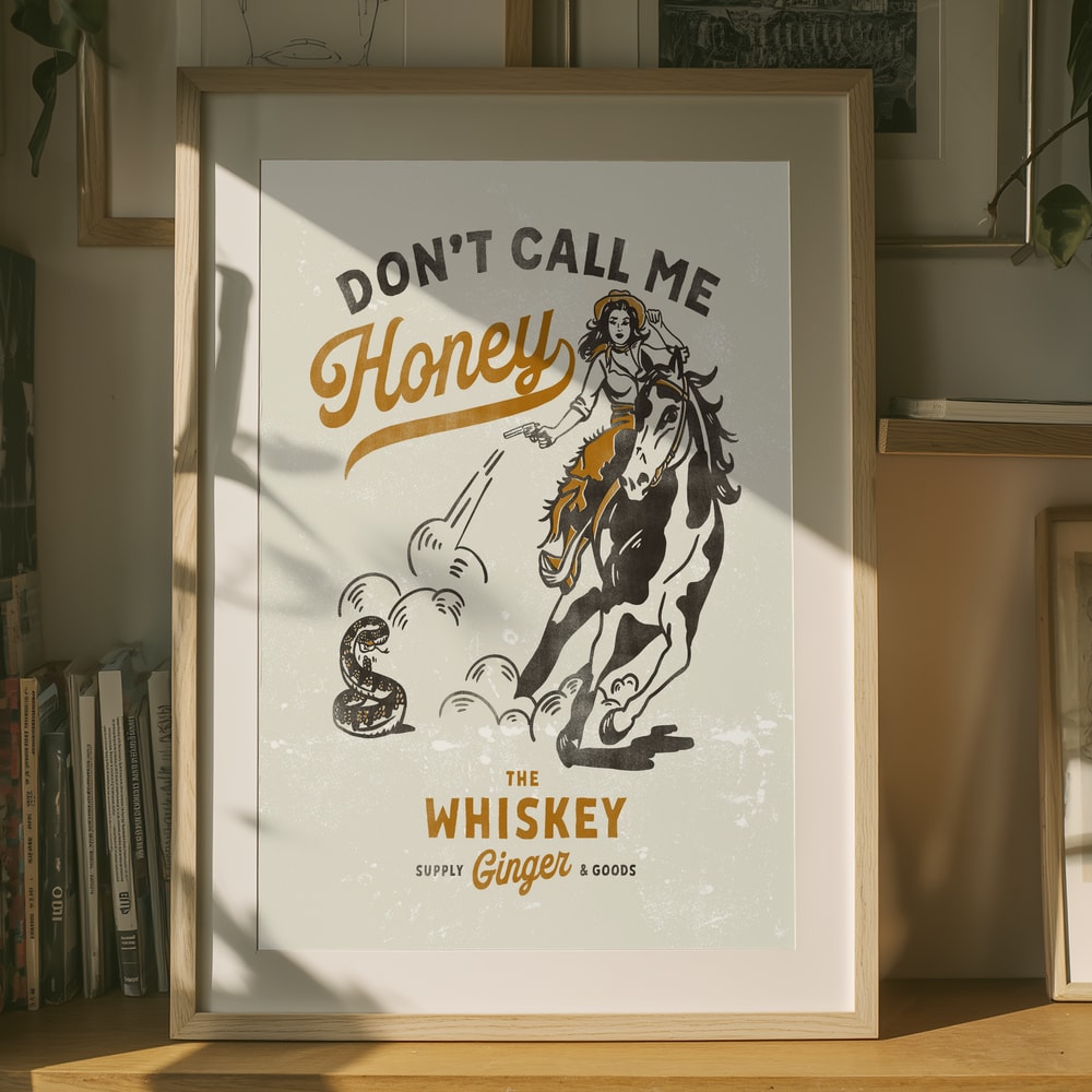 Dont Honey Print 2 Poster