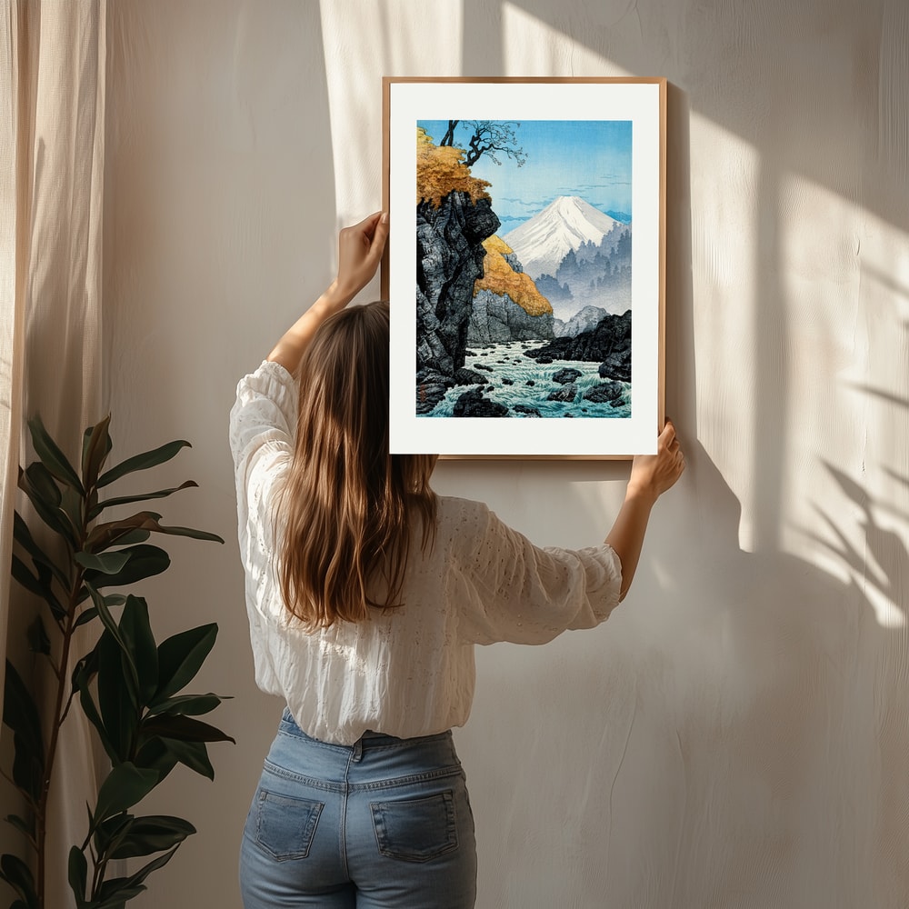 Am Fuß des Berges Ashitaka Poster