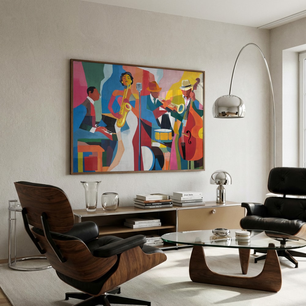 Vibrant Jazz Ensemble Poster
