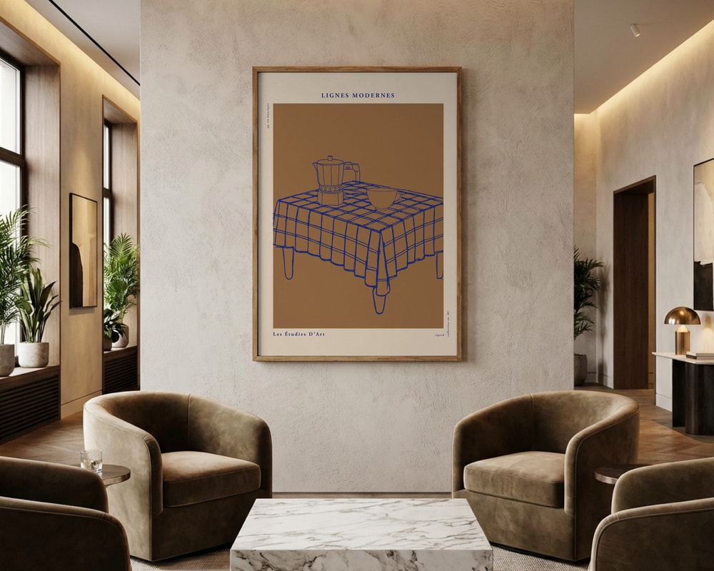 Poster „Lignesmodernesno02“