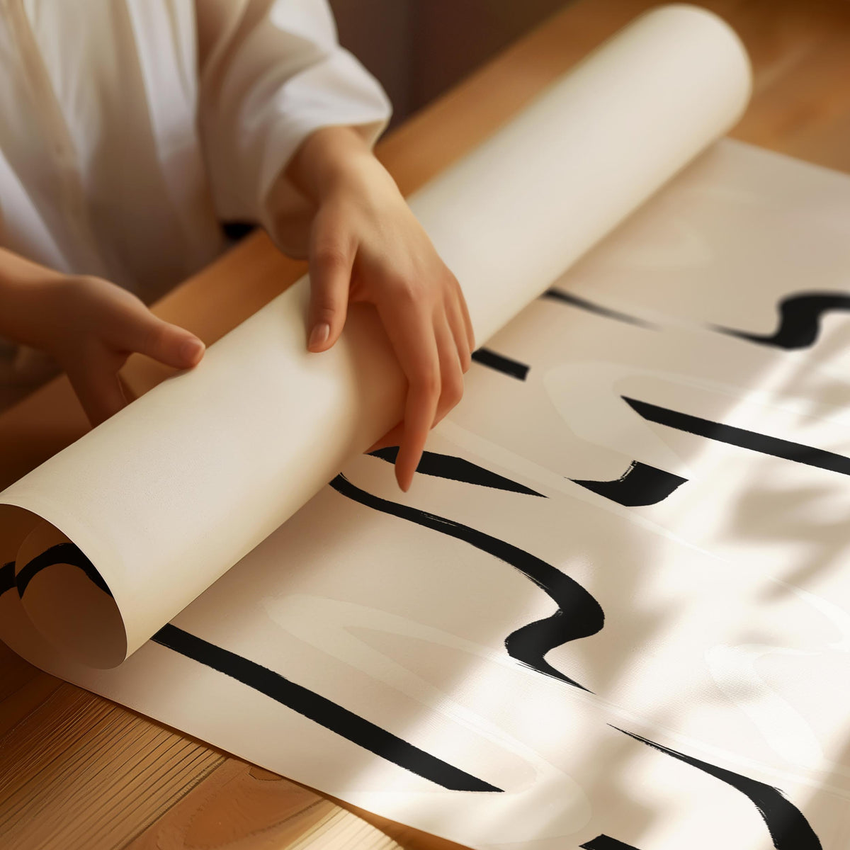 Boho wavy Poster