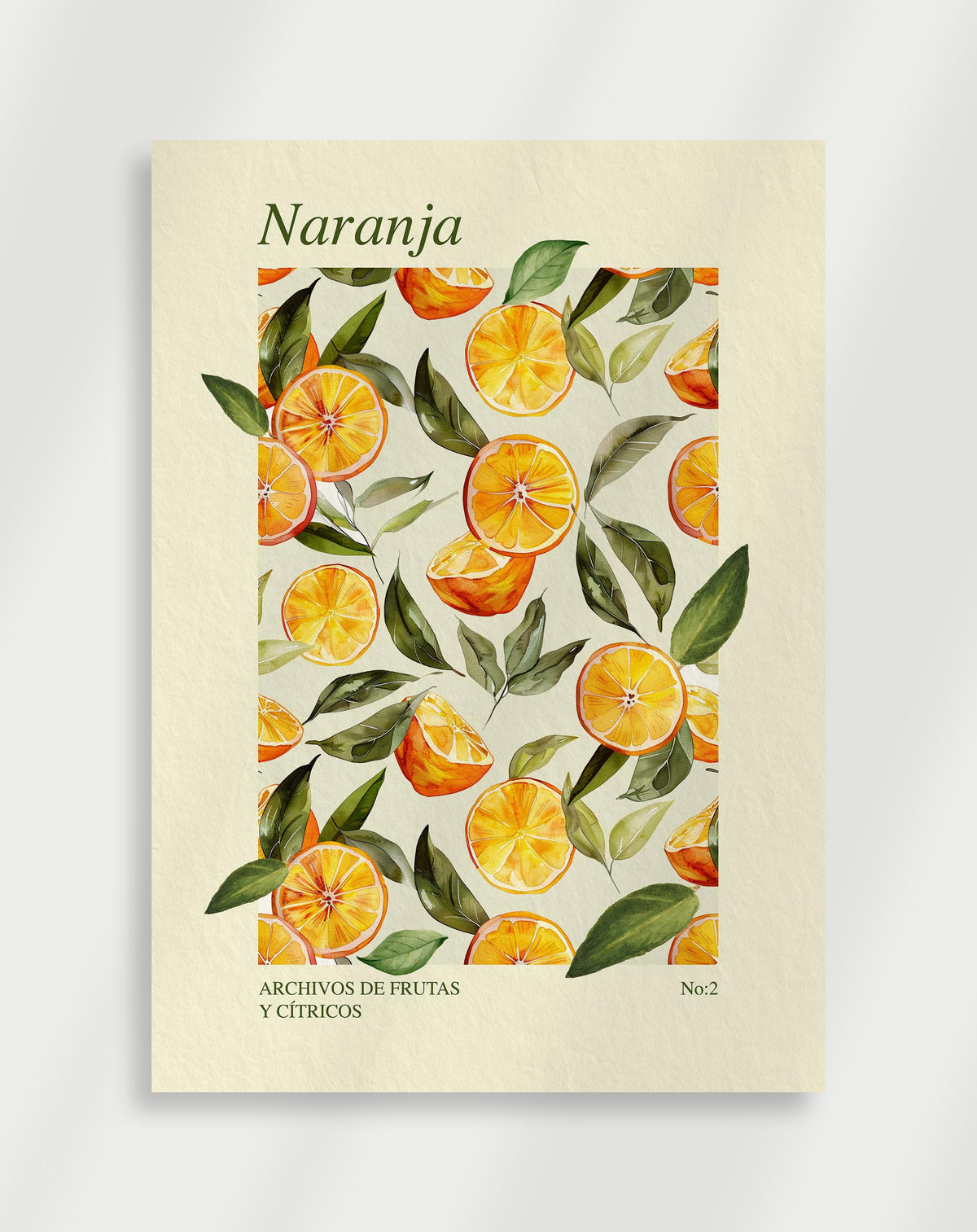 Naranja Nr. 2-Poster