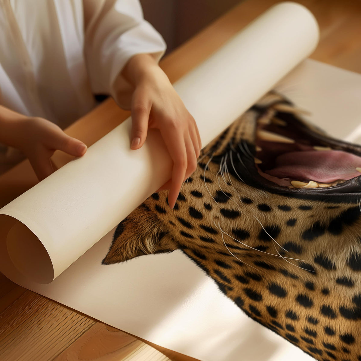 Leopardenposter