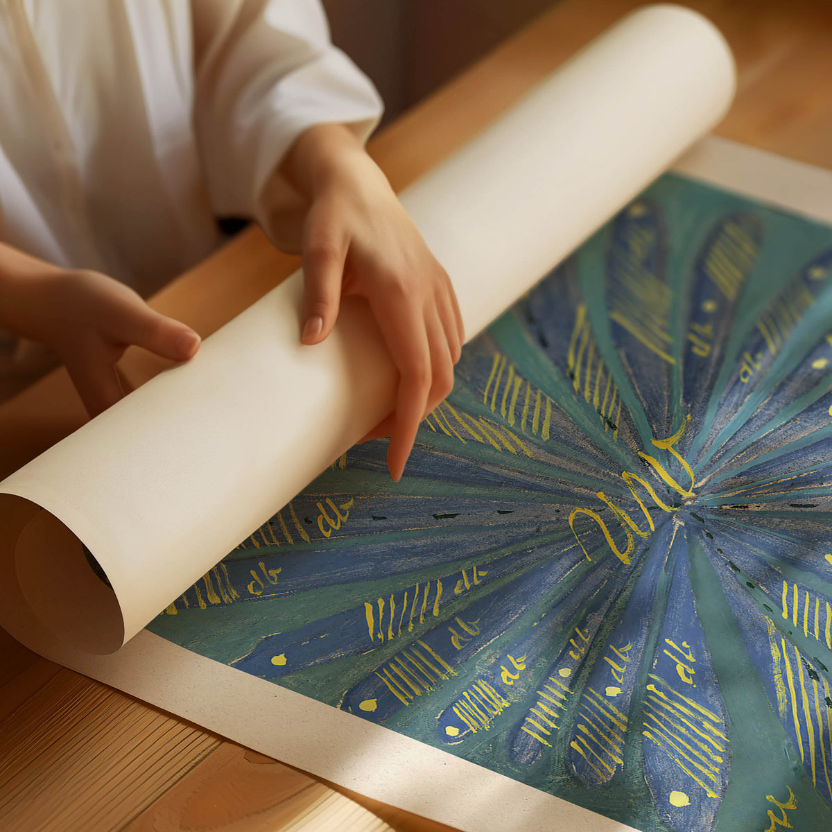 Poster „Urchaos Nr. 25“ von Hilma af Klint