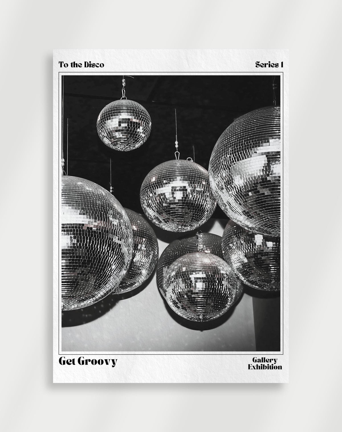 Disco-Kugel-Poster