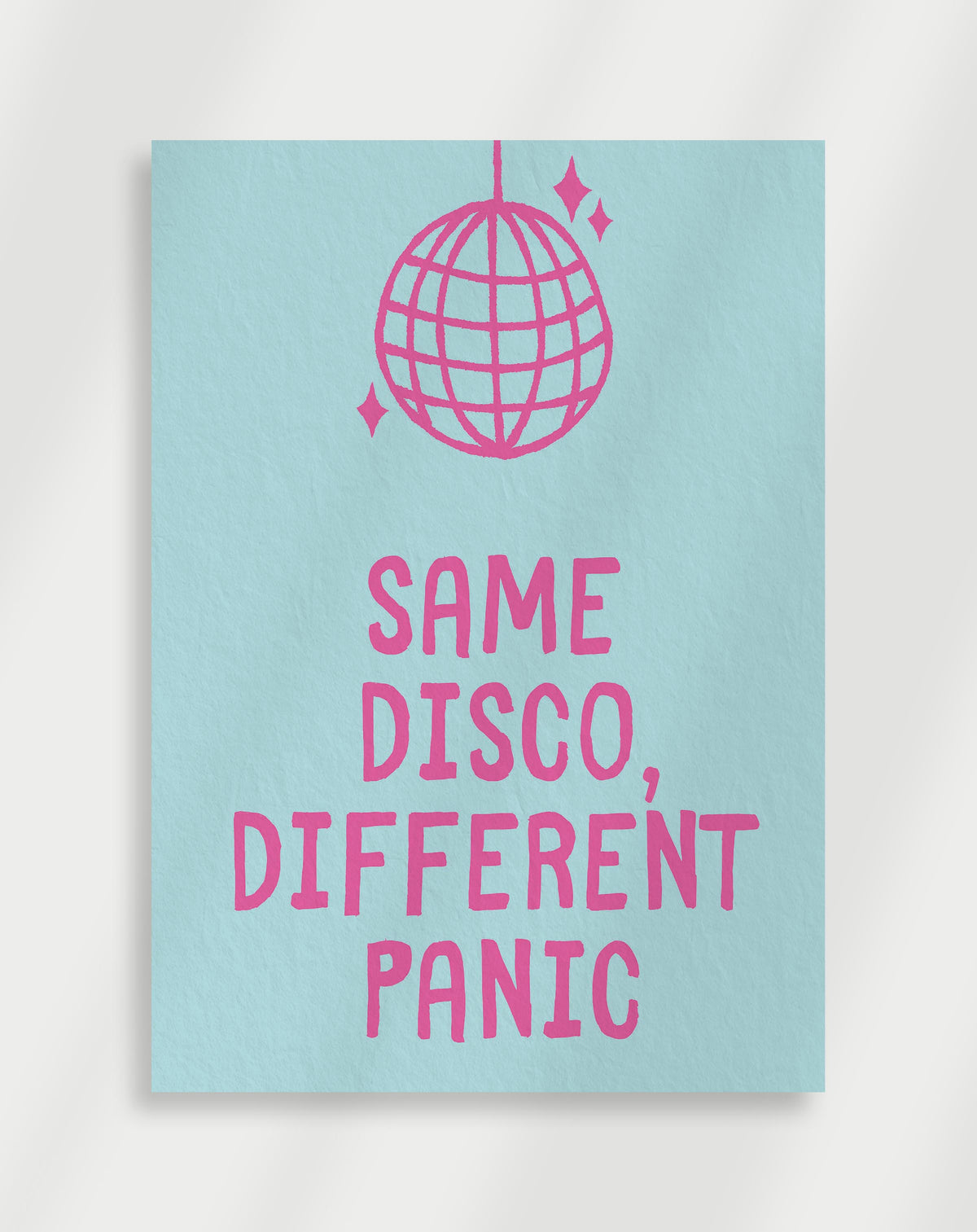 Lustiges Disco-Kugel-Poster