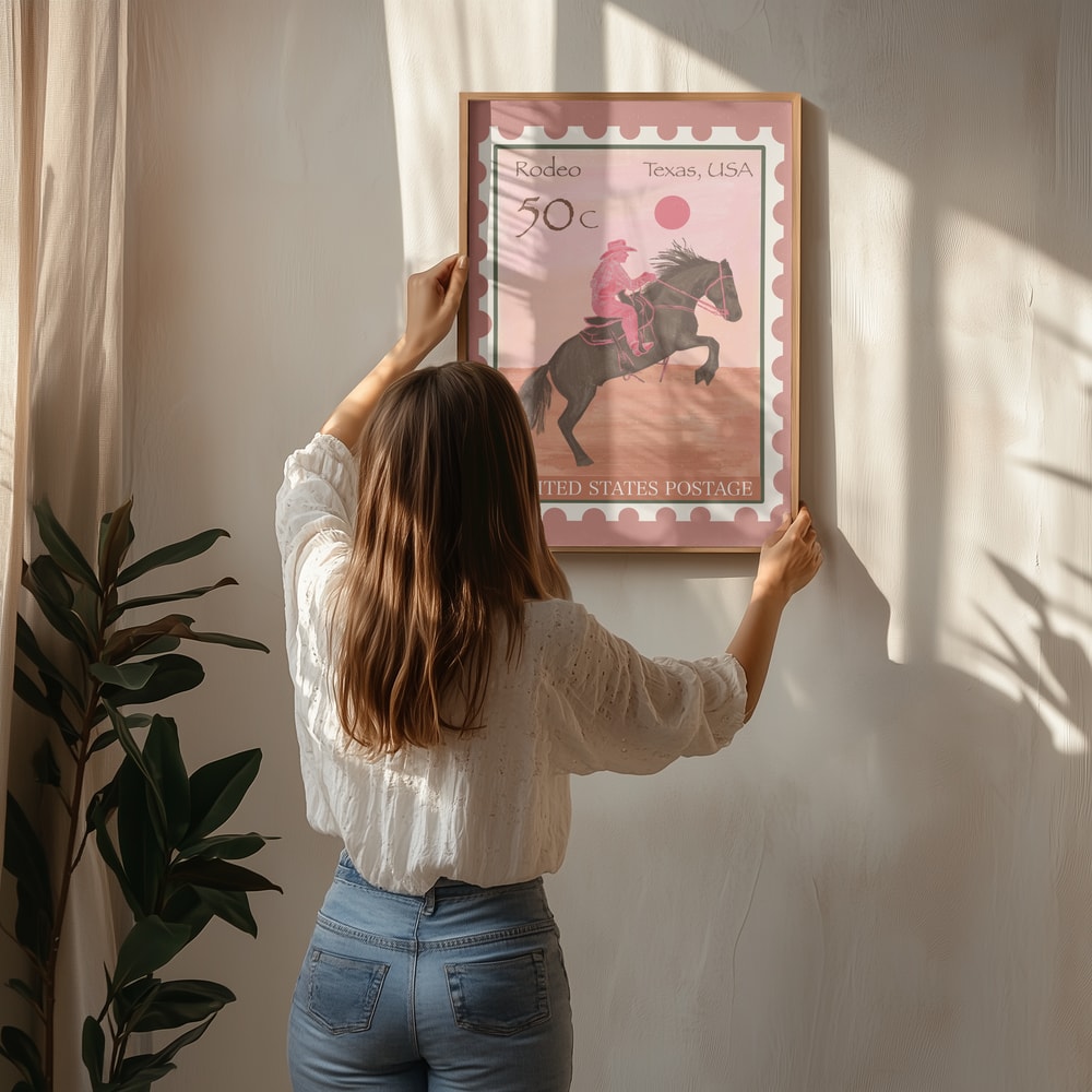Texas Rodeo Rider Poster