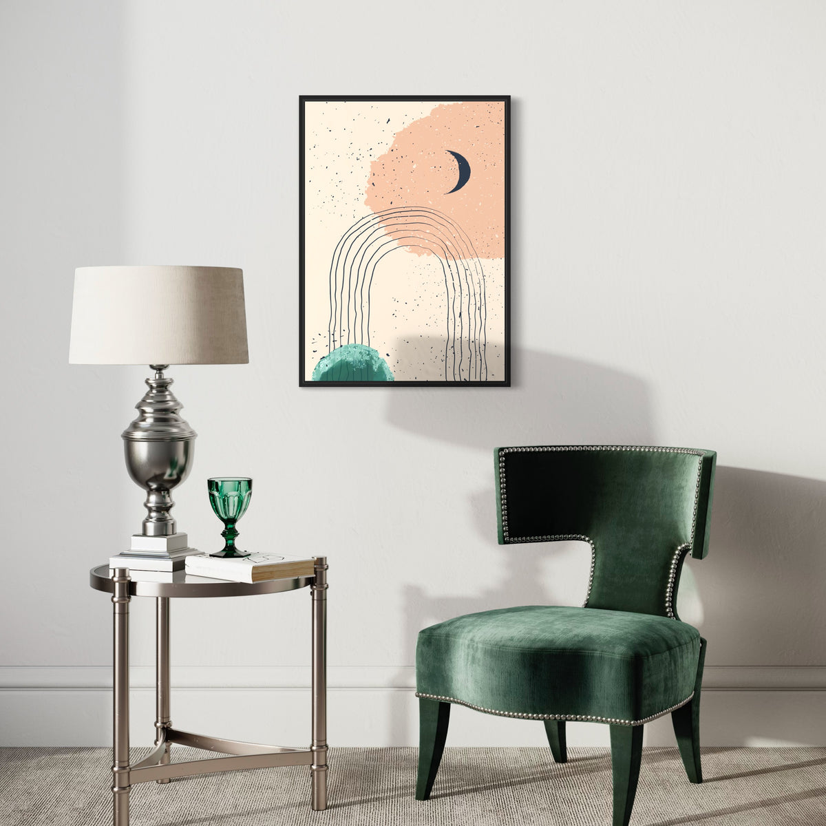 Abstraktes Poster