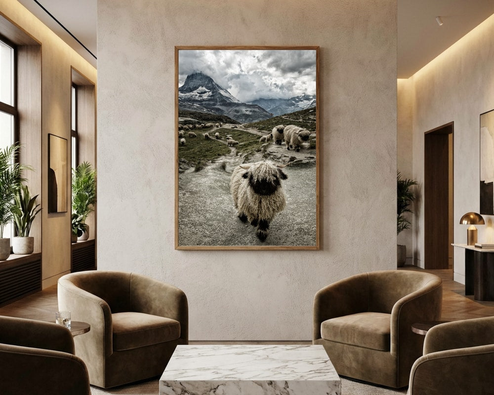 Valais Blacknose Matterhorn Mountain Poster