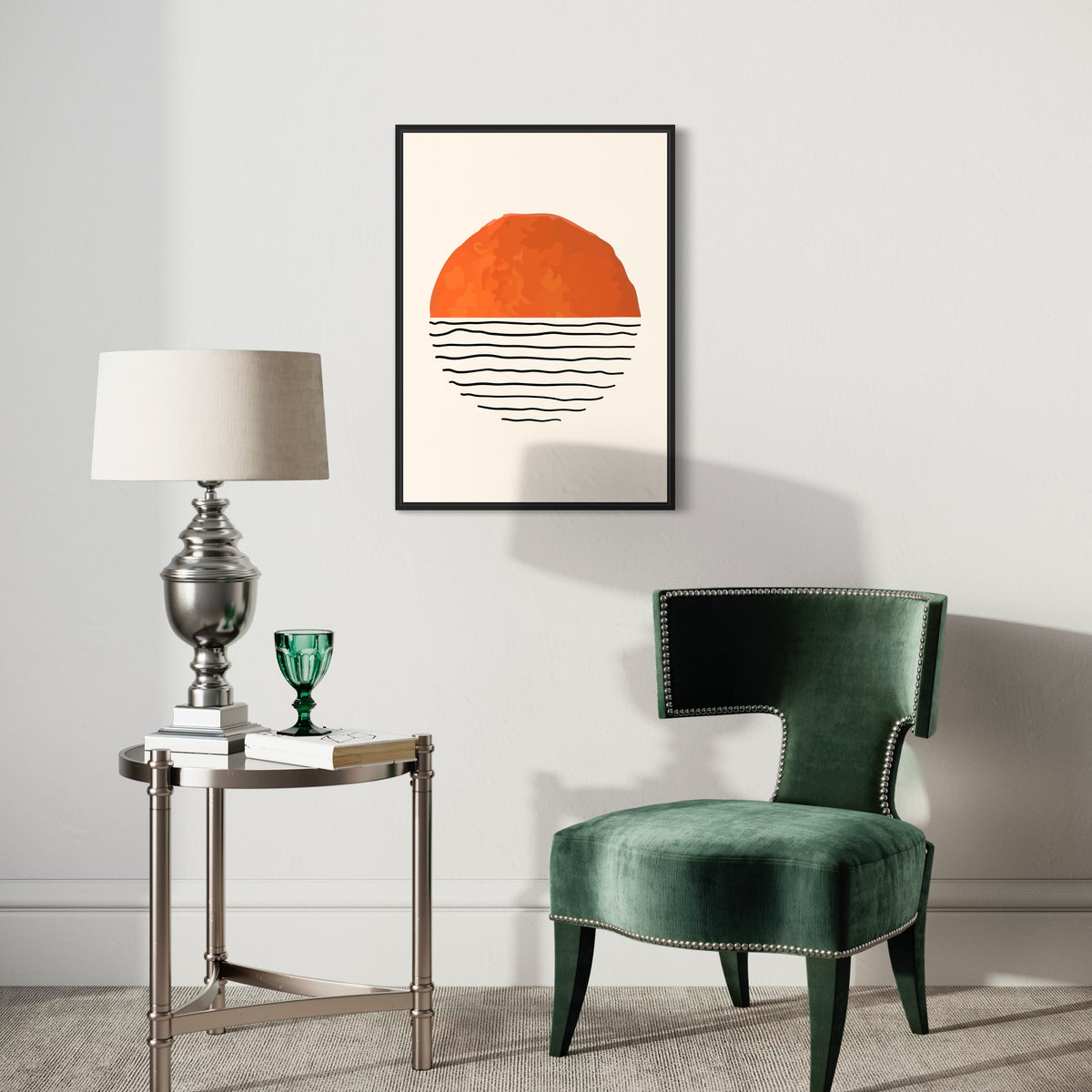 Abstraktes Poster