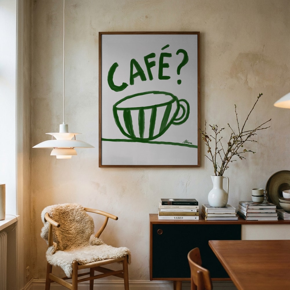 „Café?“-Poster