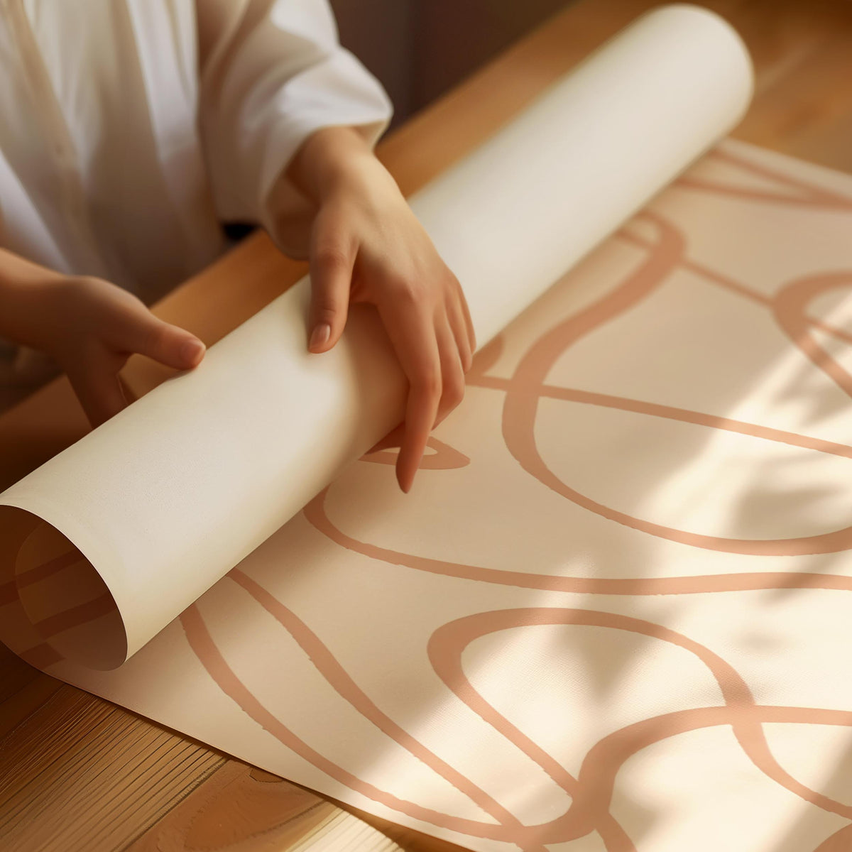 Boho organic lines Poster