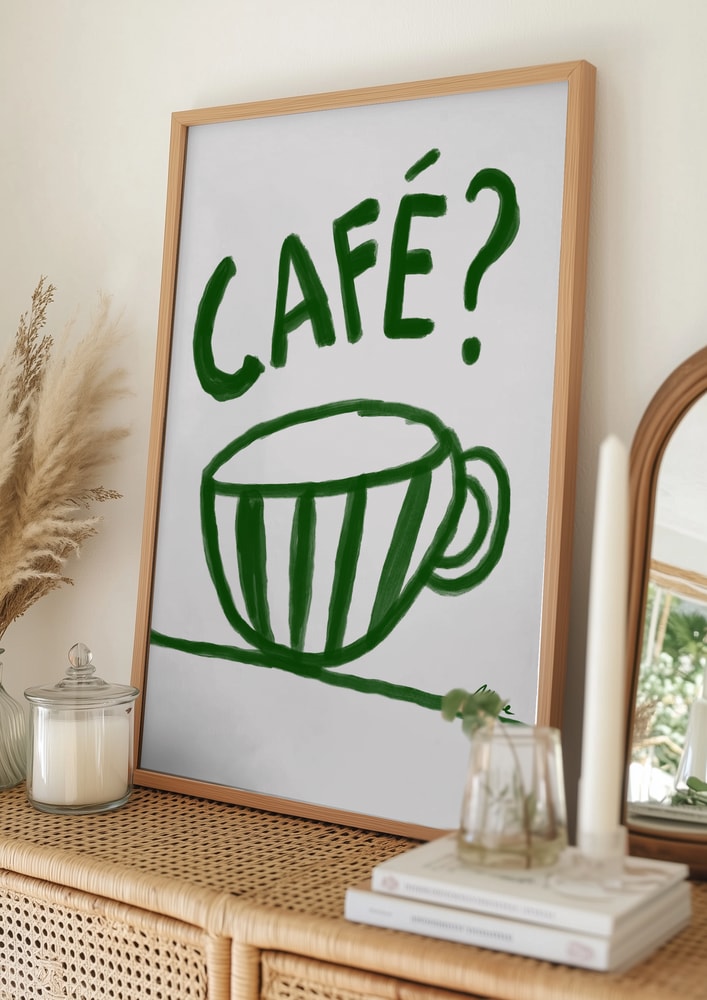 „Café?“-Poster