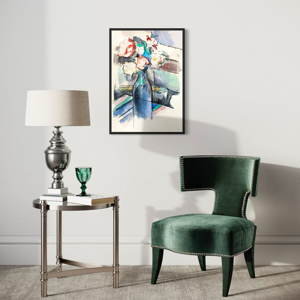 Vase With Flowers Art Poster