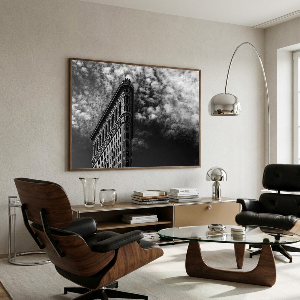 Poster mit dem ikonischen Flatiron Building