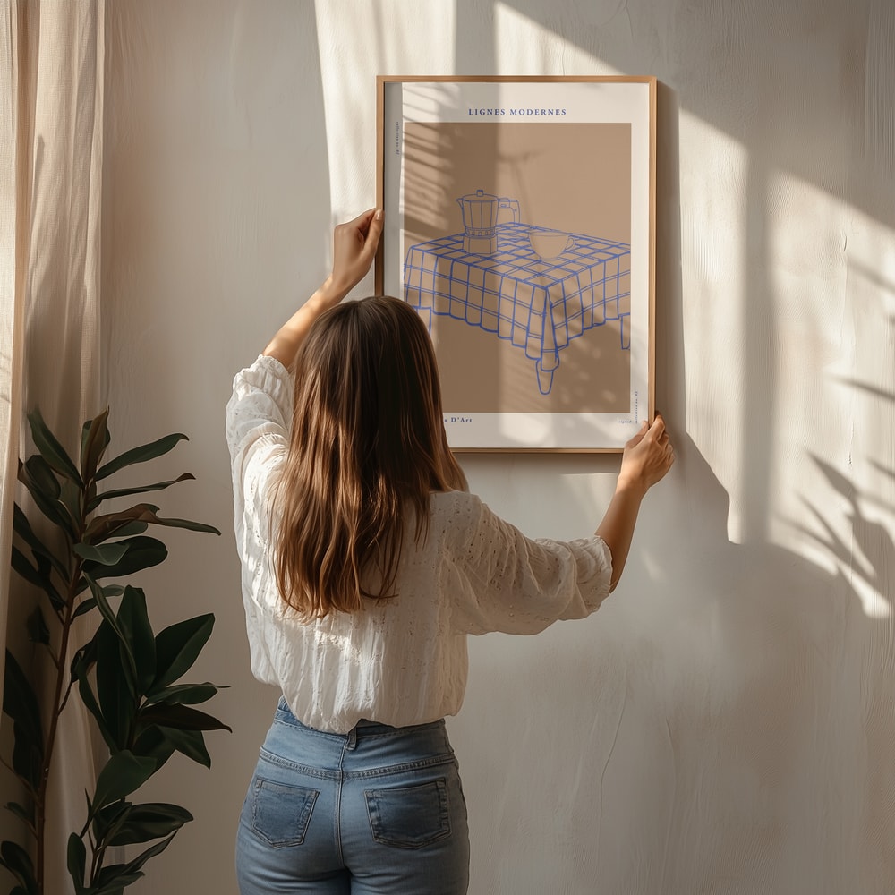 Poster „Lignesmodernesno02“