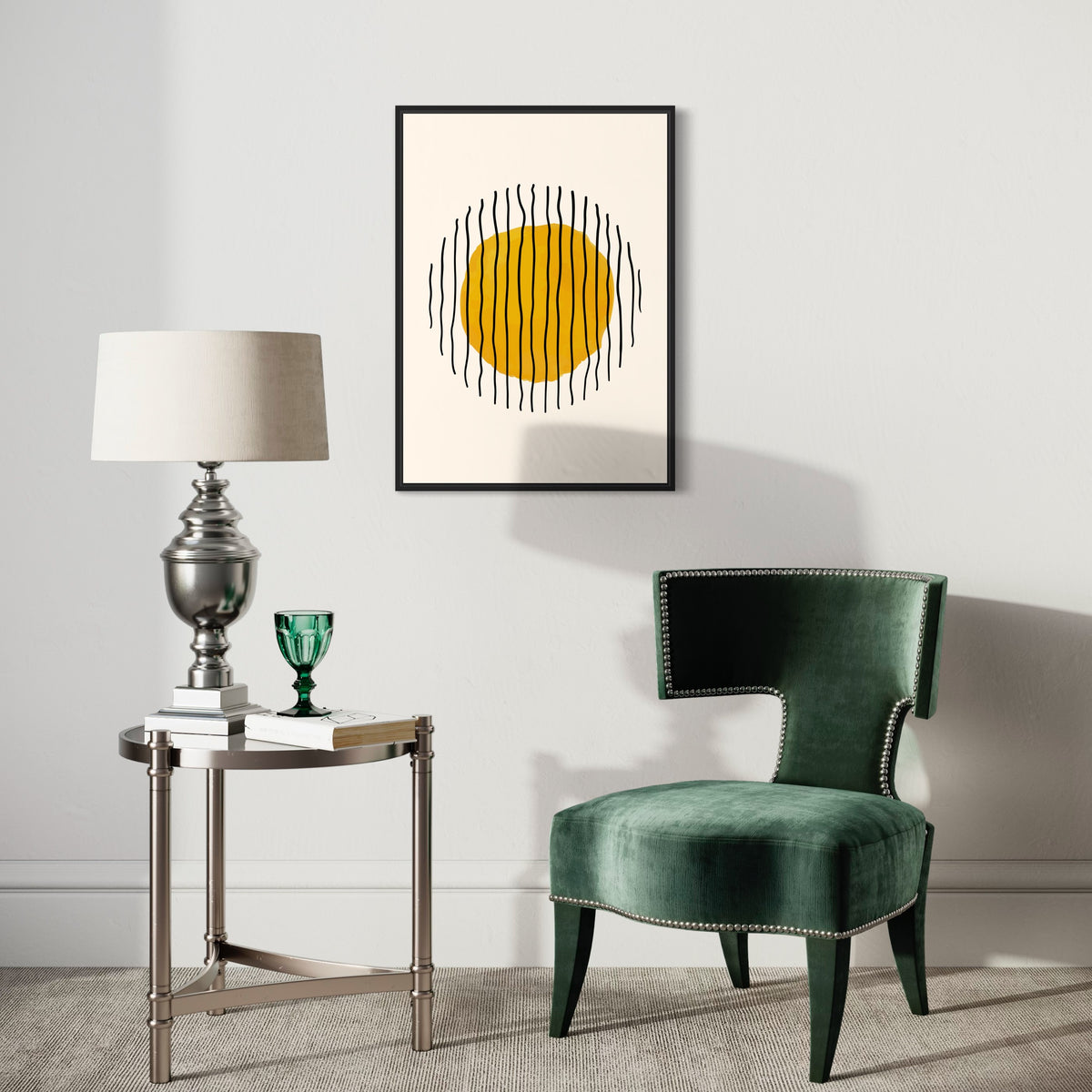 Abstraktes Poster