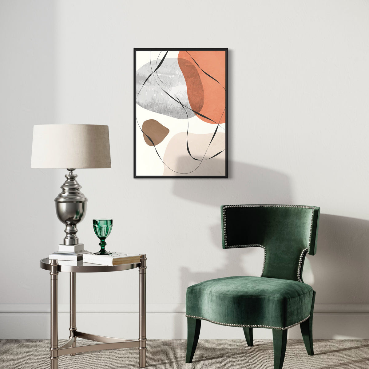 Abstraktes Poster