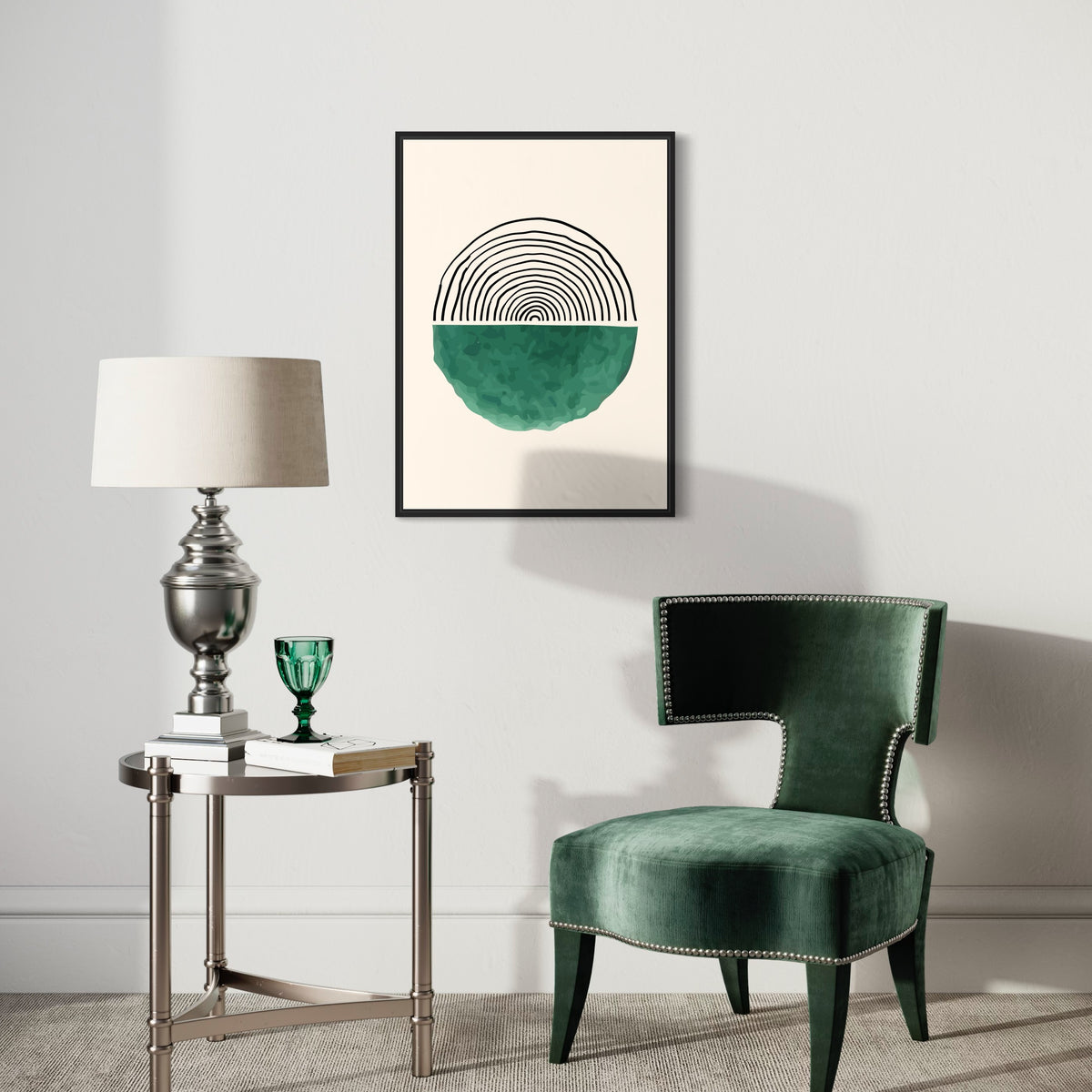 Abstraktes Poster