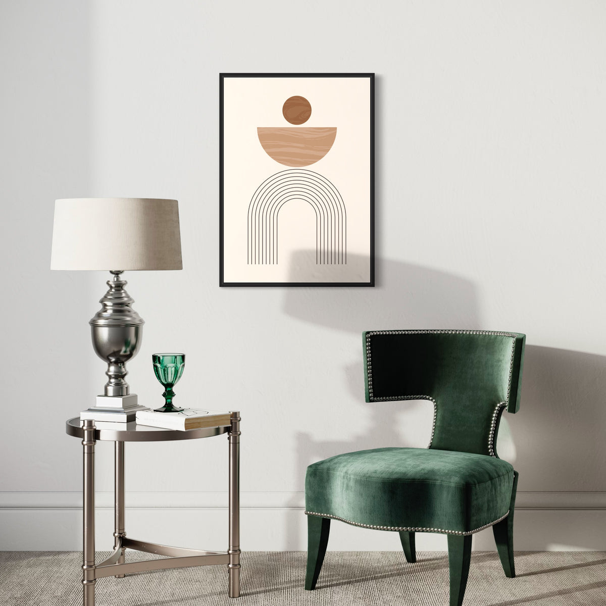 Abstraktes Poster