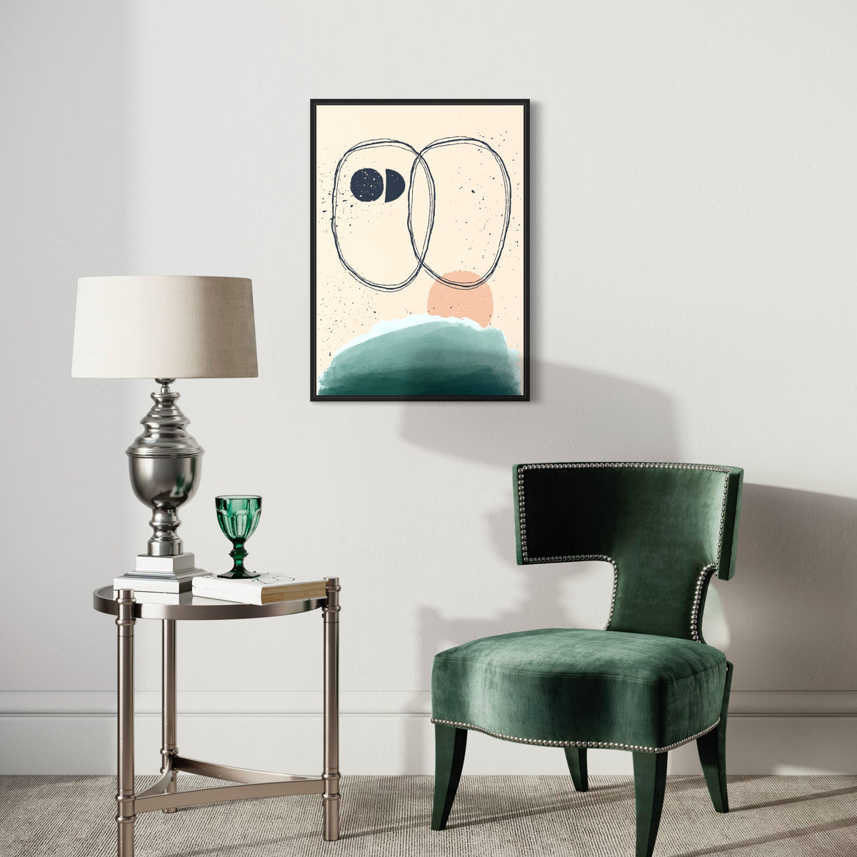Abstraktes Poster