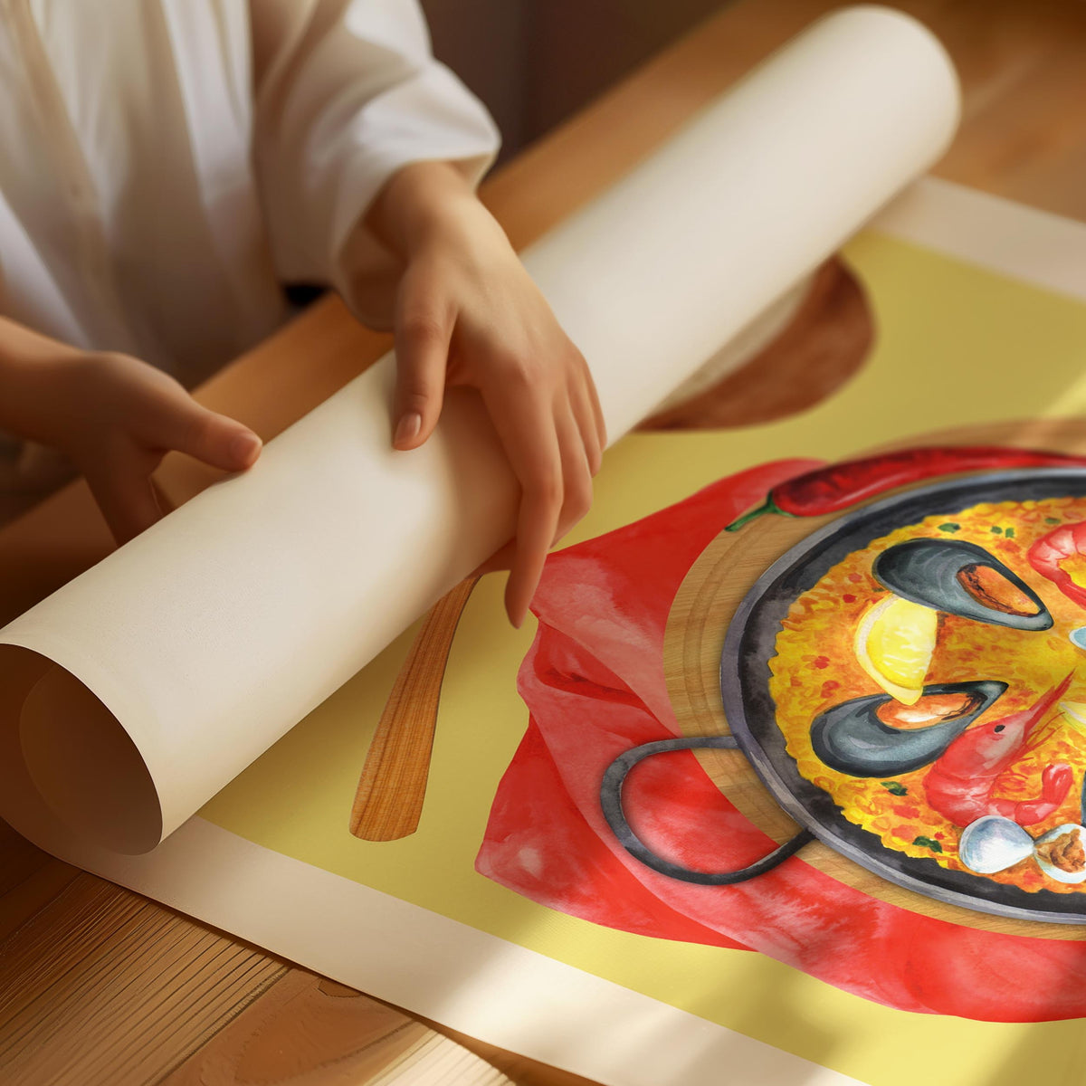 Food-Poster „La Paella“
