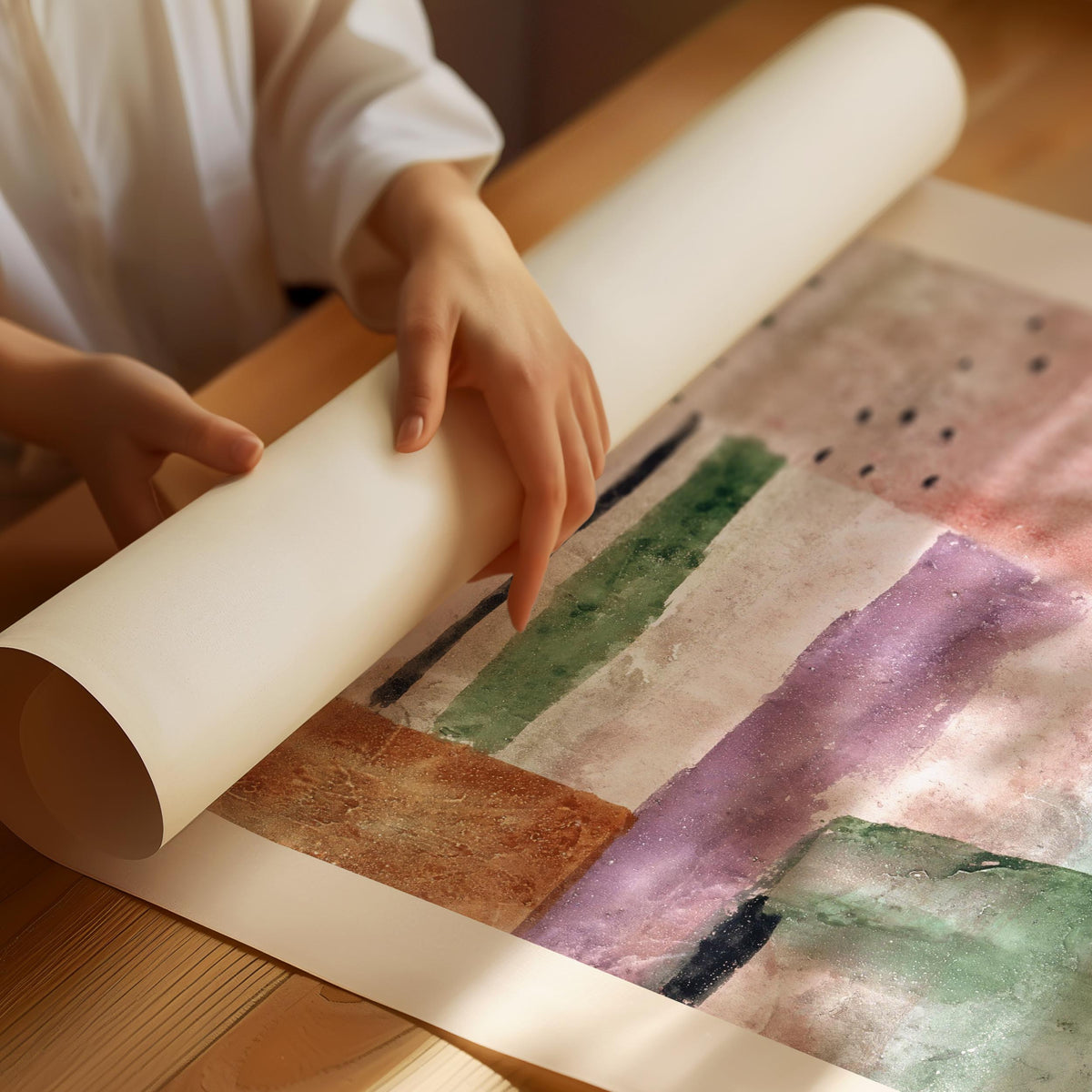 Paul Klee Landscape Poster – Soft Abstract Nature