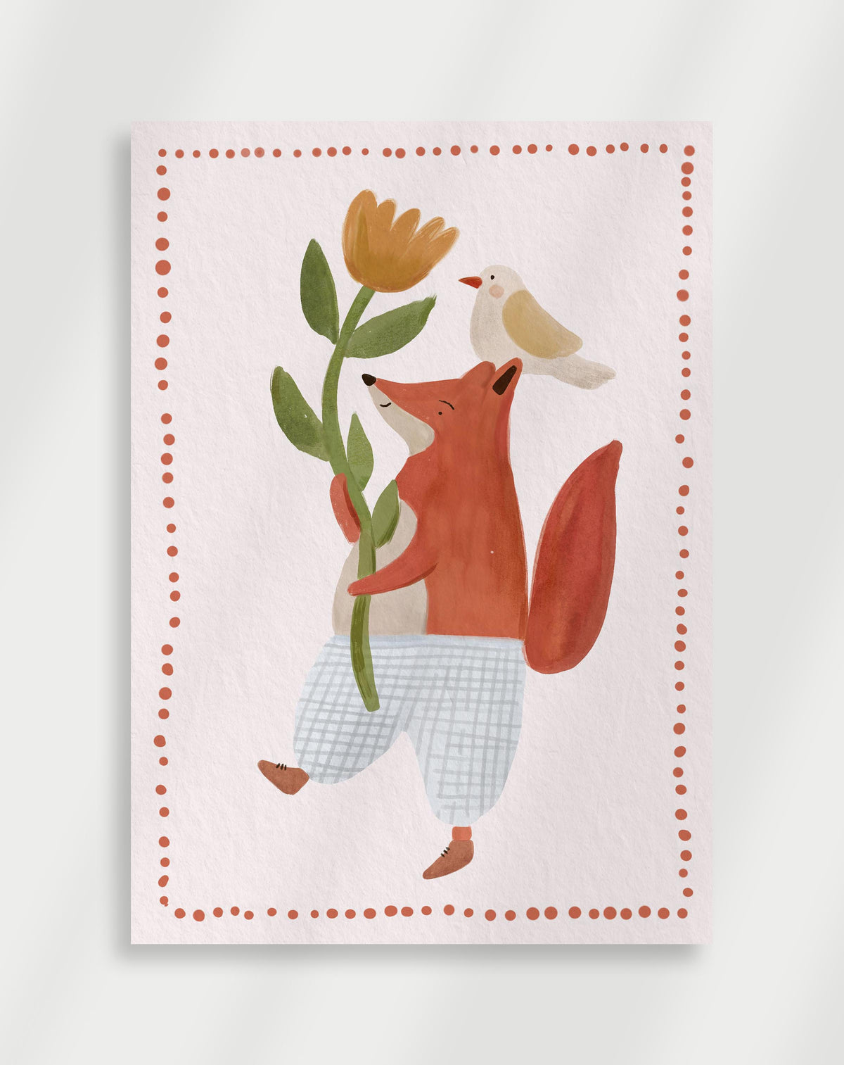 Fox And Bird Poster