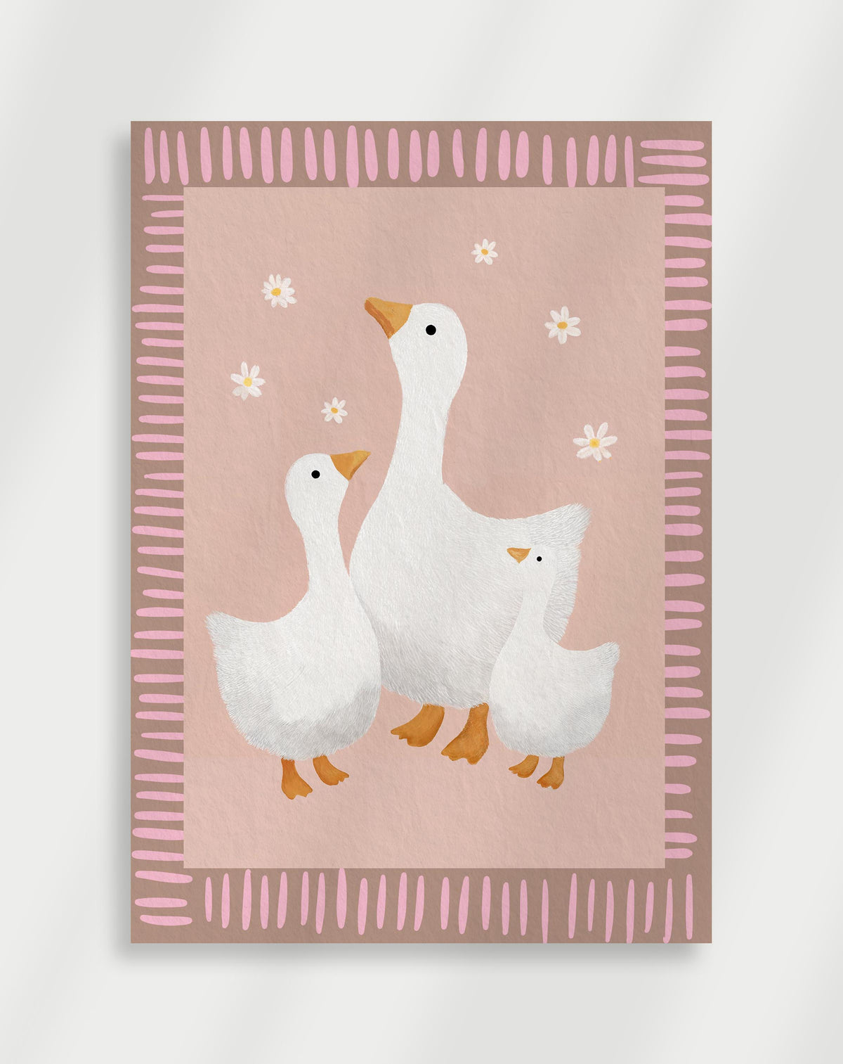 Poster mit drei Enten