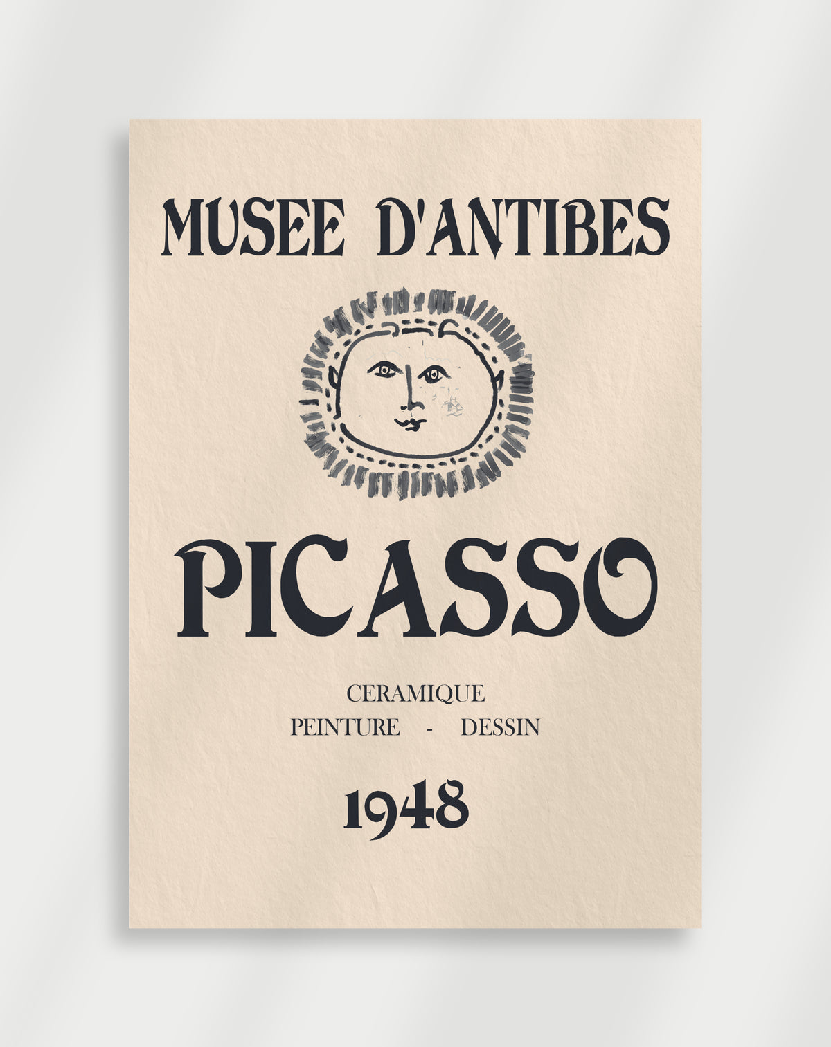 Picasso-„MUSÉE D’ANTIBES“-Poster