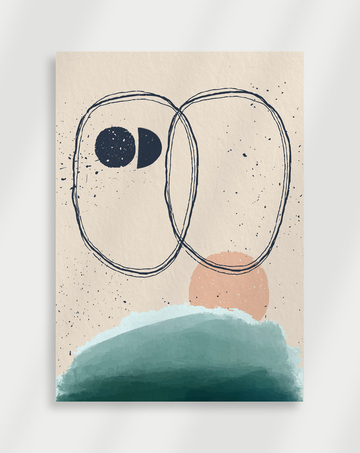 Abstraktes Poster