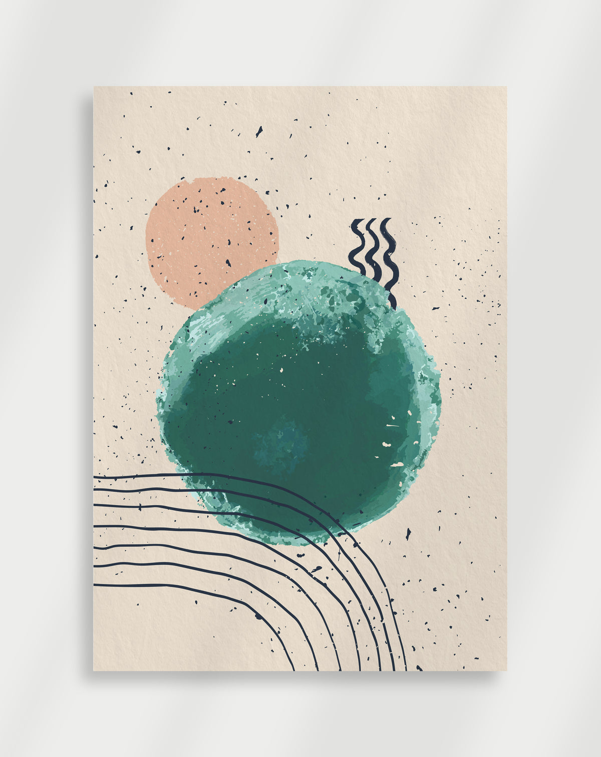 Abstraktes Poster