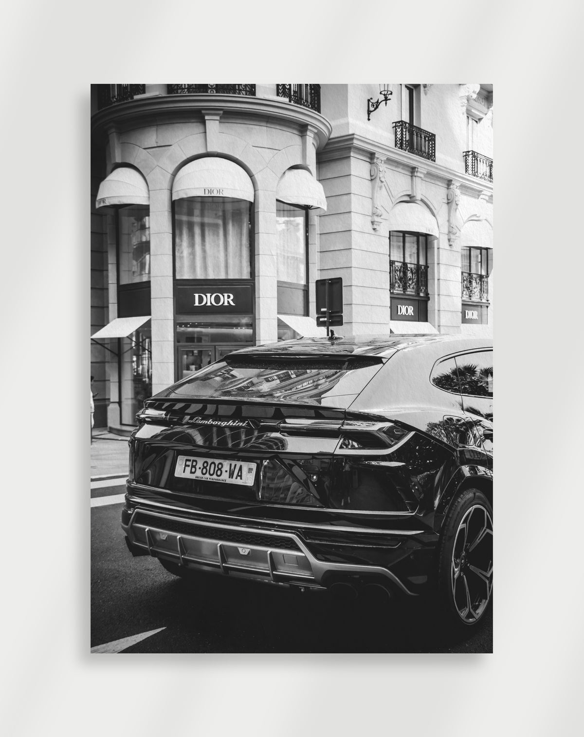 Lamborghini x Dior Designer-Poster