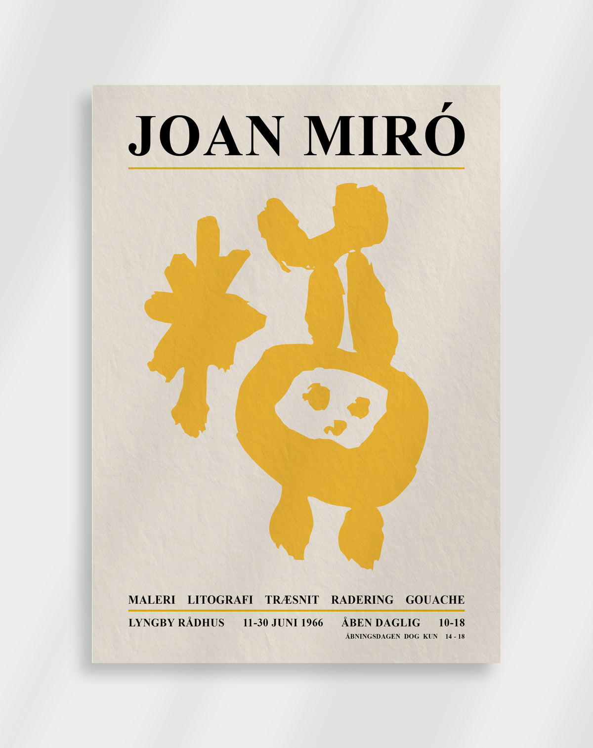 Kunstposter von Juan Miró
