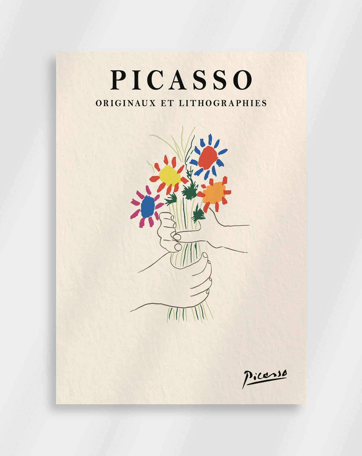 Kunstposter „Blumen“ von Picasso