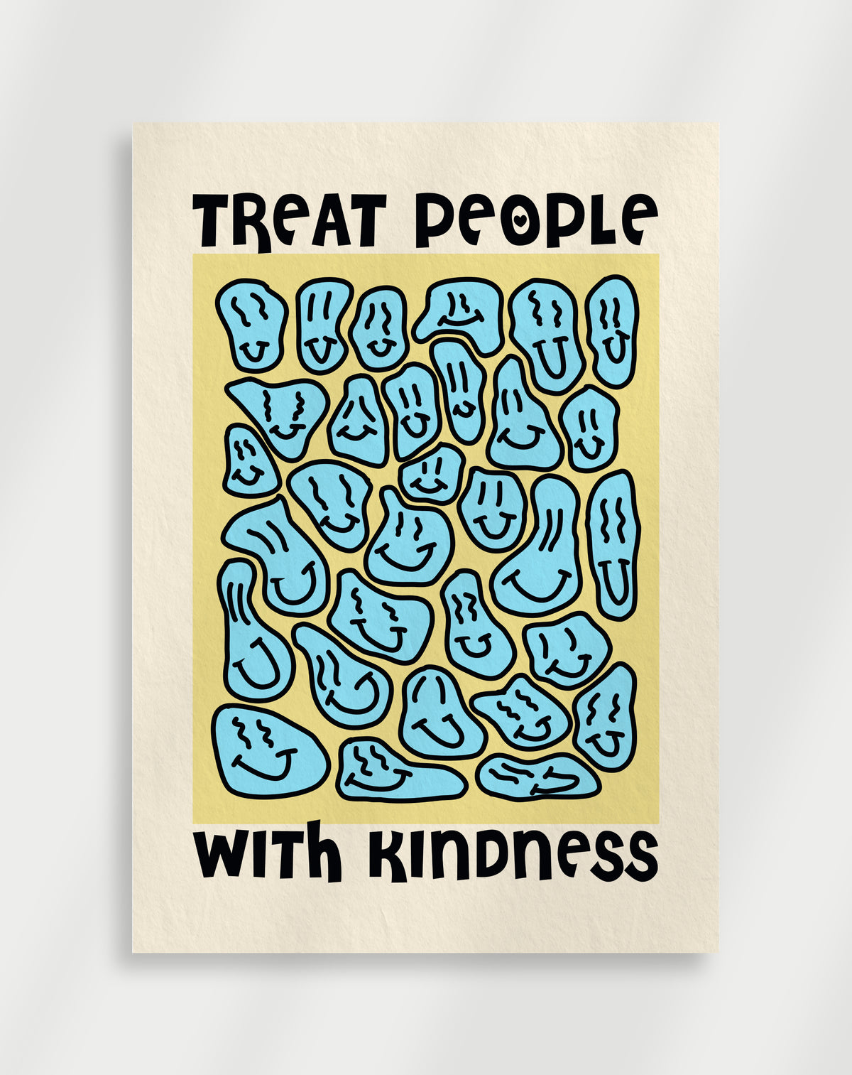 Poster mit Kunst zum Thema Freundlichkeit