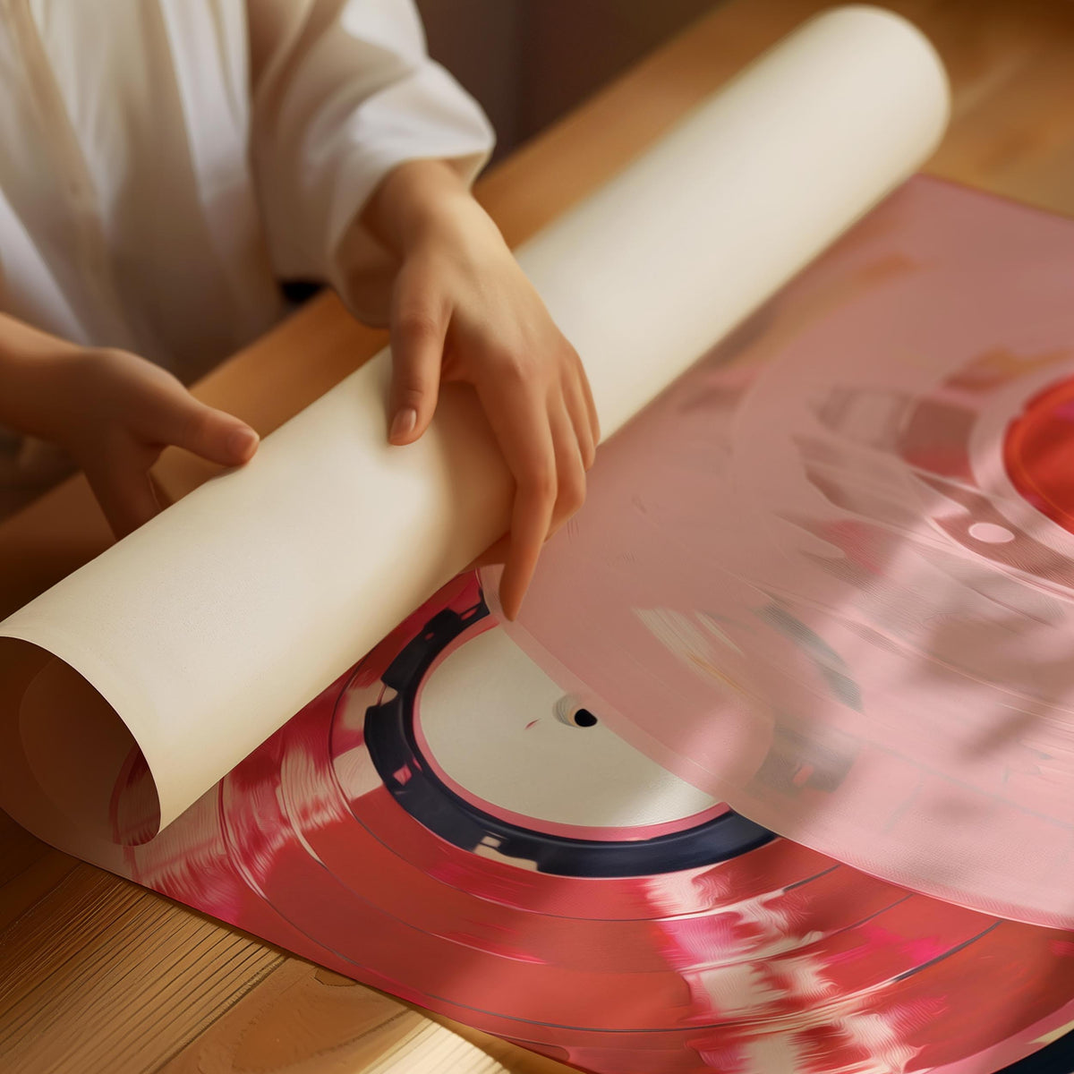 Poster „Vinyl-Schallplatten“