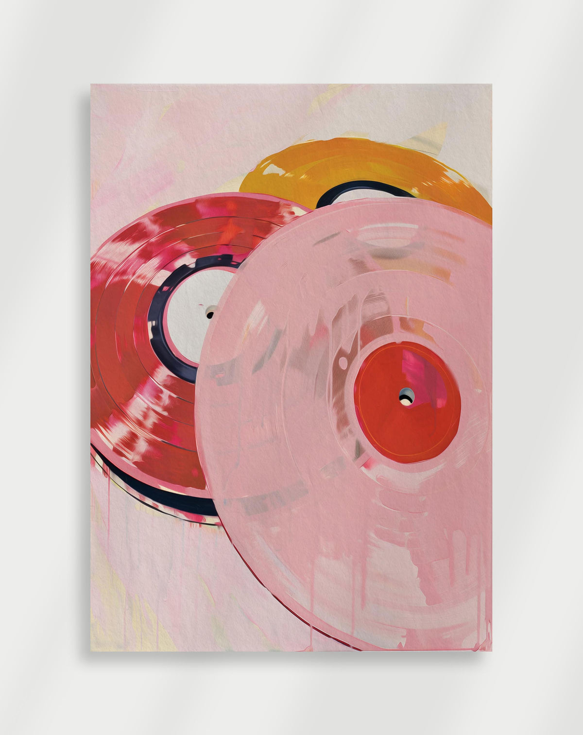 Poster „Vinyl-Schallplatten“