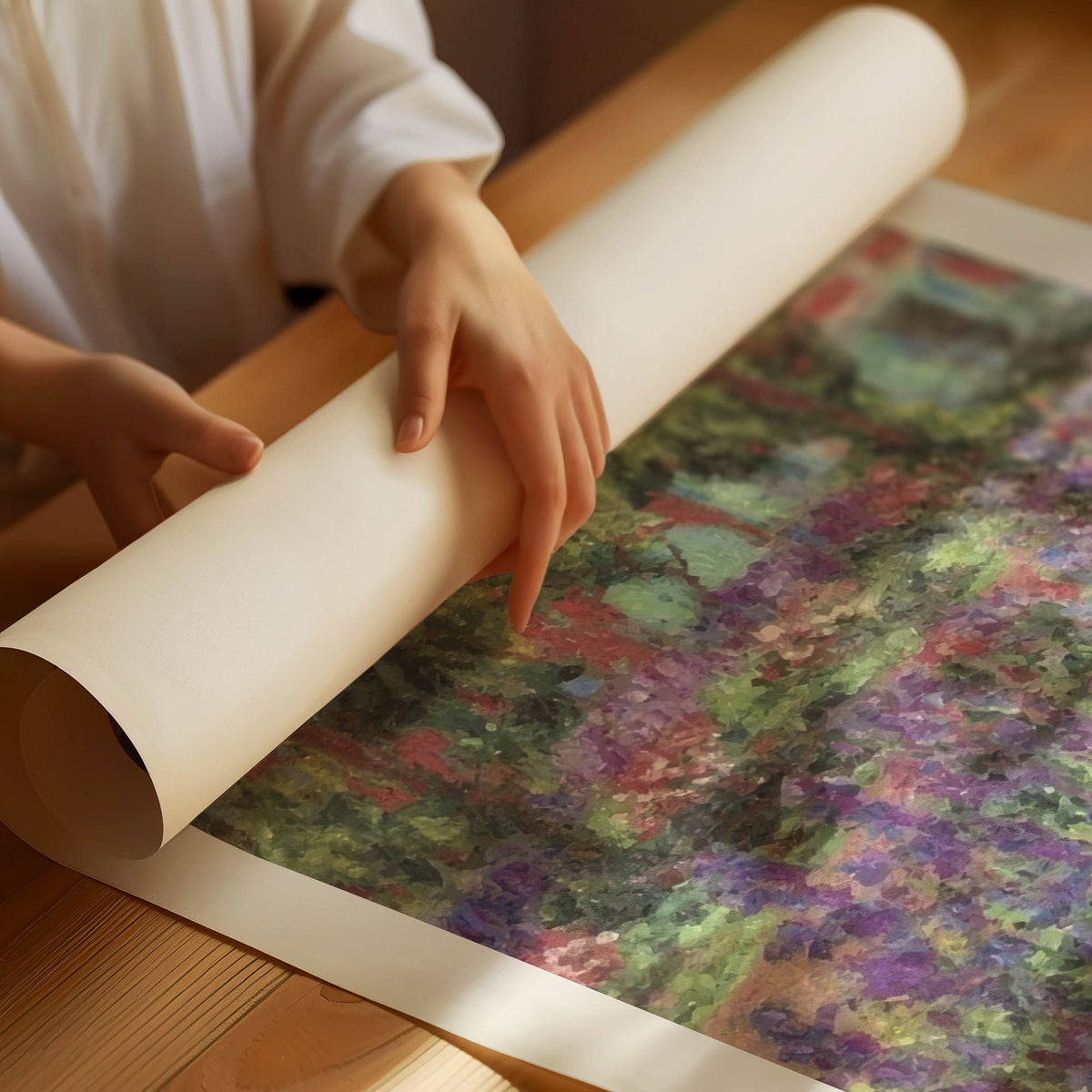Claude Monet Garten-Poster