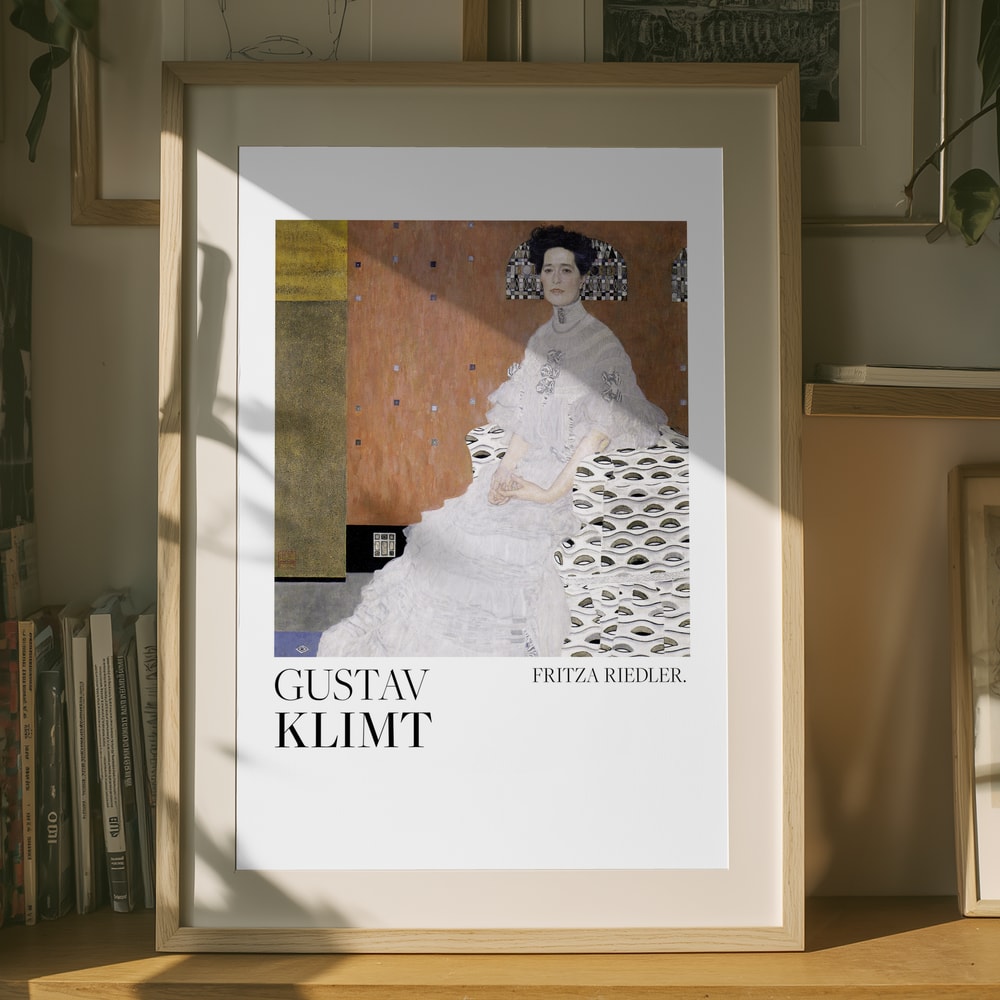 Gustav Klimt Bildnis Fritza Riedler (1906) Poster